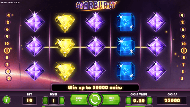 Бонусная игра Starburst 1