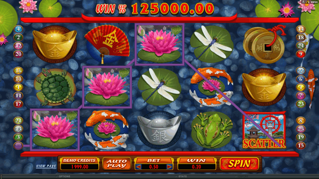 Игровой интерфейс Lucky Koi 2